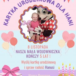 Spółdzielnia Socjalna WIGOR - Kartka urodzinowa dla Hani 
