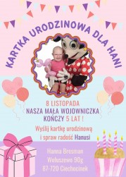 Spółdzielnia Socjalna WIGOR - Kartka urodzinowa dla Hani 
